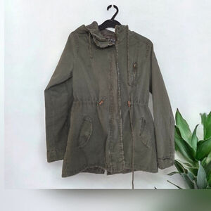 Ambiance Olive Utility Jacket